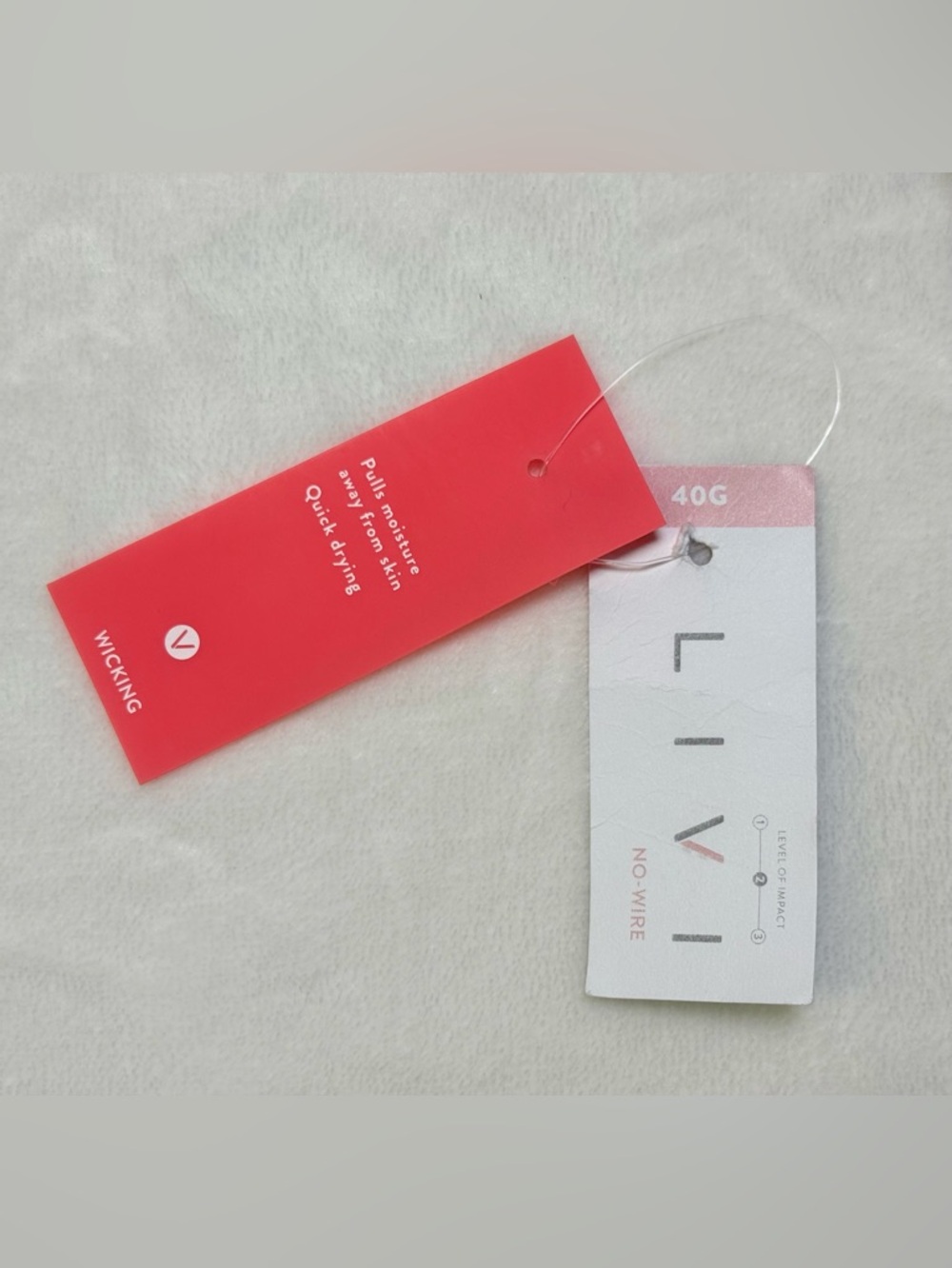 Lane Bryant Livi No Wire Sports Bra Size 40G Wicking Medium Impact NWT - Picture 7 of 8